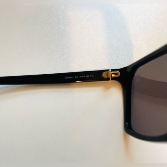 Loewe LW400601 Black 60mm Flattop Square Sunglasses Classic Glam Designer‎ main image 5